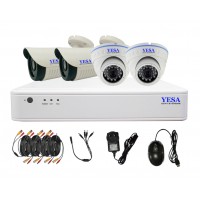 YCC1010AHD: 4 Channels AHD 2MP XVR KIT