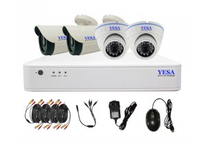 YCC1010AHD: 4 Channels AHD 2MP XVR KIT