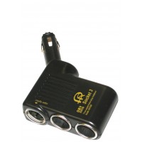 AS1039: 1 input 3 output Cigarette Lighter Socket (out of stock)