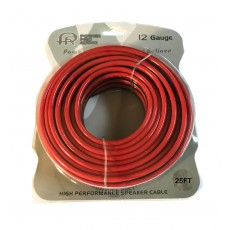 CBLE4112-25: 12GA 25FT Speaker Wire Black & Red