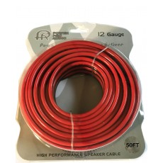 CBLE4112-50: 12GA 50FT Speaker Wire Black & Red