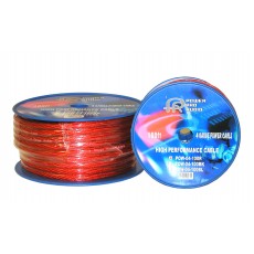 POWAL-04GA: 4GA 100FT Flexible Power Wire, Black,Blue&Red