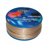 CBLE-4110AC: 10GA 150FT Speaker Wire Clear 