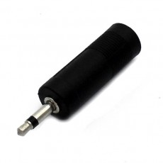 AC1045: 3.5mm MONO PLUG TO 6.35mm MONO JACK, CONNECTOR​ 