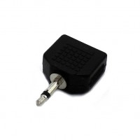 AC1053: 3.5 mm MONO PLUG TO DOUBLE 3.5mm MONO JACK, CONNECTOR