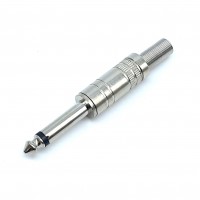 AC1011: 6.35mm MONO METAL PLUG WITH SPRING, CONNECTOR​