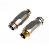 AG1008: 8mm GOLD S-VIDEO PLUG, -2Pack, RCA CONNECTOR​ 
