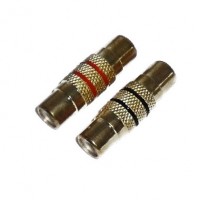 AG1017: GOLD RCA JACK TO RCA JACK, 2-Pack, RCA CONNECTOR​ 