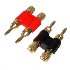 BG1012: GOLD BANANA CONNECTOR FOR 16GA to 10GA WIRE