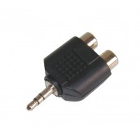 AC1058: 3.5mm Stereo Plug to 2 RCA Jack Splitter, CONNECTOR​ 