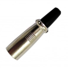 MC1005S: SILVER 3PIN MALE XLR CONNECTOR