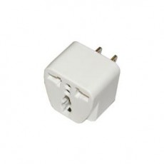 NA1043: AC 2 Pins flat plug to 110V/220V jack white