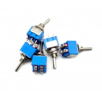 SW1005: Mini Toggle Switch 6 PIN DPDT - ON/OFF/ON AMP-125VAC