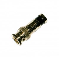VC1038-59: BNC Male Video Connector Snap N Seal Type For RG59U