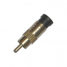 VC1040: RCA Male Snap-N-Seal Waterproof Video Connector