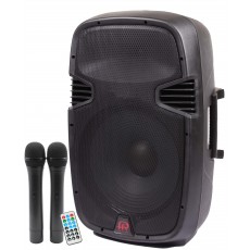 PPA-5515ABM:  15" 1500W Active Power Speaker w/Mic | BT