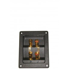 ST1006: 4 3/4" X 3 3/4" Binding Post Speaker Terminal