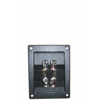 ST1018:  4 3/4" X 3 3/4" Binding Post Speaker Terminal