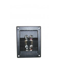 ST1018:  4 3/4" X 3 3/4" Binding Post Speaker Terminal