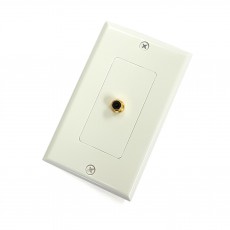 AV104G: single RCA Jack decora wall plate