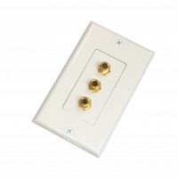 AV111G: Triple F-81 decora wall plate