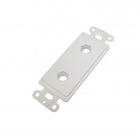 AV114H-2: 2 Holes Hexagon Insert Decora Plate