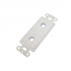 AV114H-2: 2 Holes Hexagon Insert Decora Plate