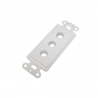 AV114H-3: 3 Holes Hexagon Insert Decora Plate