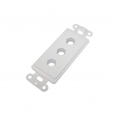 AV114H-3: 3 Holes Hexagon Insert Decora Plate