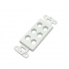 AV114H-6: 6 Holes Hexagon Insert Decora Plate