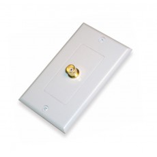 AV125G: Single BNC jack decora wall plate