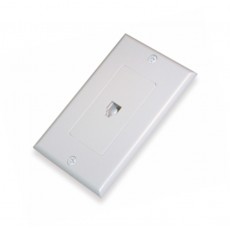 AV130G: Single modular jack decora wall plate