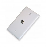 AV341: Single F-81 wall plate