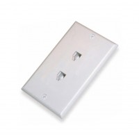 AV354: Dual Modular Jack wall plate