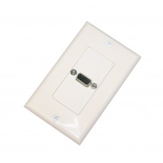 CAT-VGA: 1 VGA Female decora wall plate