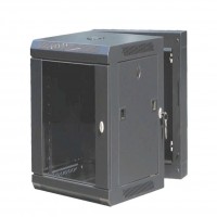 CAT100UD-12UBK: 12U Rear-Hinged Wall Mountable Cabinet  Networki