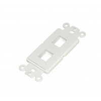 CAT504-2: 2 Keystone decora insert plate