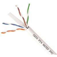 CAT6F-1000: CAT6 FT4 RATED 23AWG x 4C UTP CABLE 1000FT