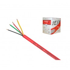 TE1000-22AR: 4C 22AWG QUAD ALARM WIRE, 1000FT