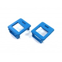 CAT-425: Bezel For Keystone Jack,2-Pack(Blue,Wh)