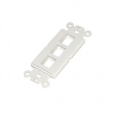 CAT504-3: 3 Keystone decora insert plate