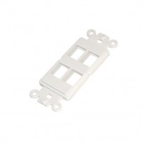 CAT504-4: 4 Keystone decora insert plate