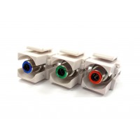 CAT-513C3: Component Coupler Insert (Bl/Gn/Rd) 3-Pack