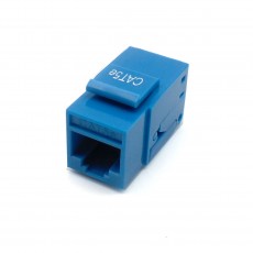 CAT-550E: Tool-less Slim Type CAT-5E Keystone Jack(Blue,White)