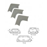 TC-5L: L Shape PVC Wiring Duct CSA Approval , Gray, 20/Pack