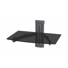 PPA-049-01: Single Glass Shelf DVD Wall Mount