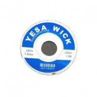 ET1029: Solder wick 5FT length width 0.15" safer *Out*