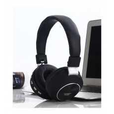 BHS-001B: Black Wireless Bluetooth Headphones