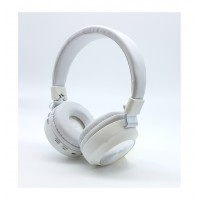 BHS-001W white color: White Wireless Bluetooth Headphones