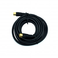 CA1028-12: 12ft F Male to Male Push-In Coaxial Cable